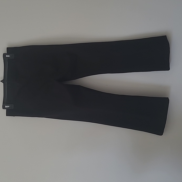 Betabrand Bootcut Dress Yoga Pants in black Size Medium Petite - Picture 11 of 14